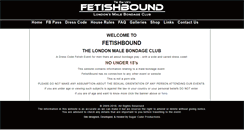 Desktop Screenshot of fetishbound.co.uk